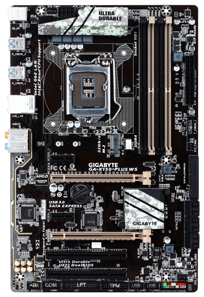 Gigabyte GA-X150-Plus WS - Motherboard Specifications On MotherboardDB